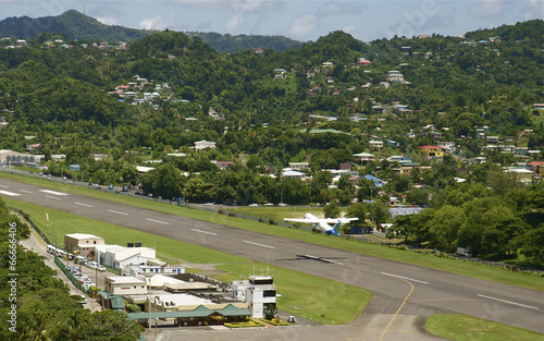 Saint Lucia Castries G F L Charles Airport Caribbean photo