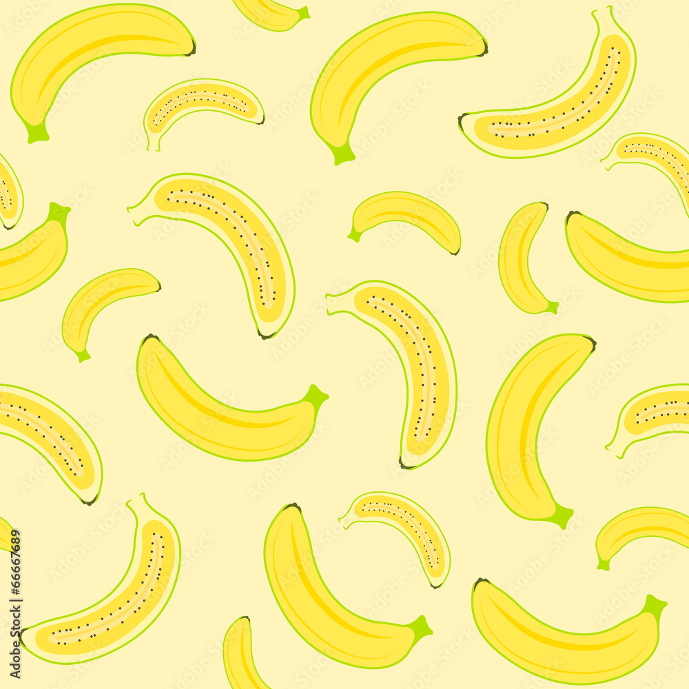 Banana seamless pattern background vector ,illustration Banana seamless pattern background vector ,illustration