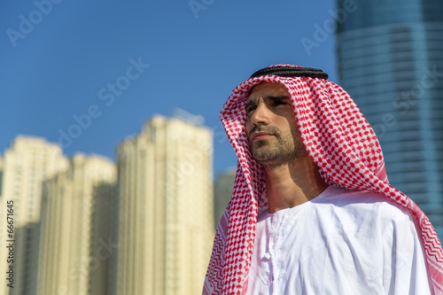 Portrait of the young arabi...
