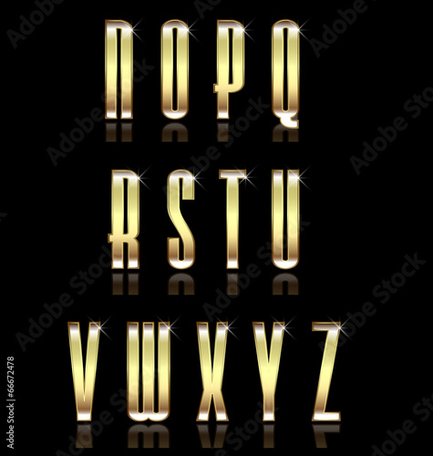 Golden character group set. Concept of luxury, VIP