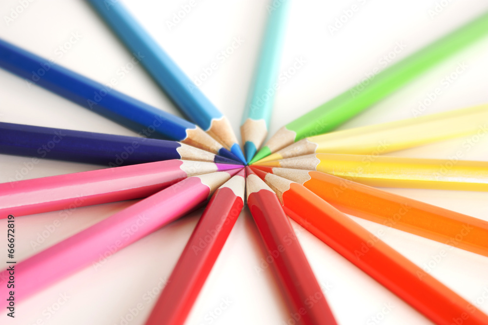 Colored Pencil Circle Colored Pencil Circle