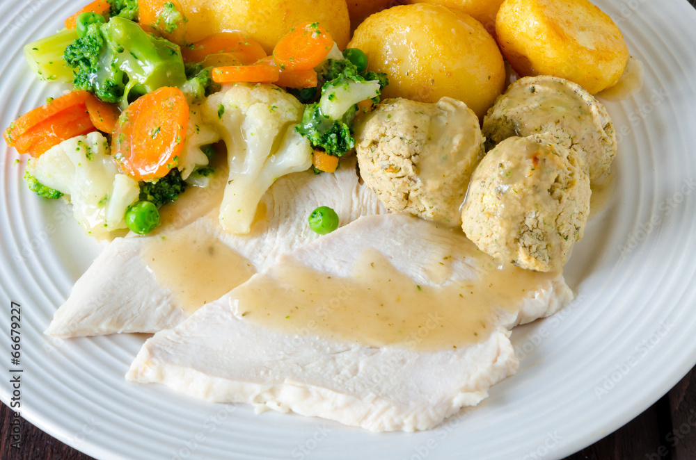 Roast Chicken Dinner Roast Chicken Dinner