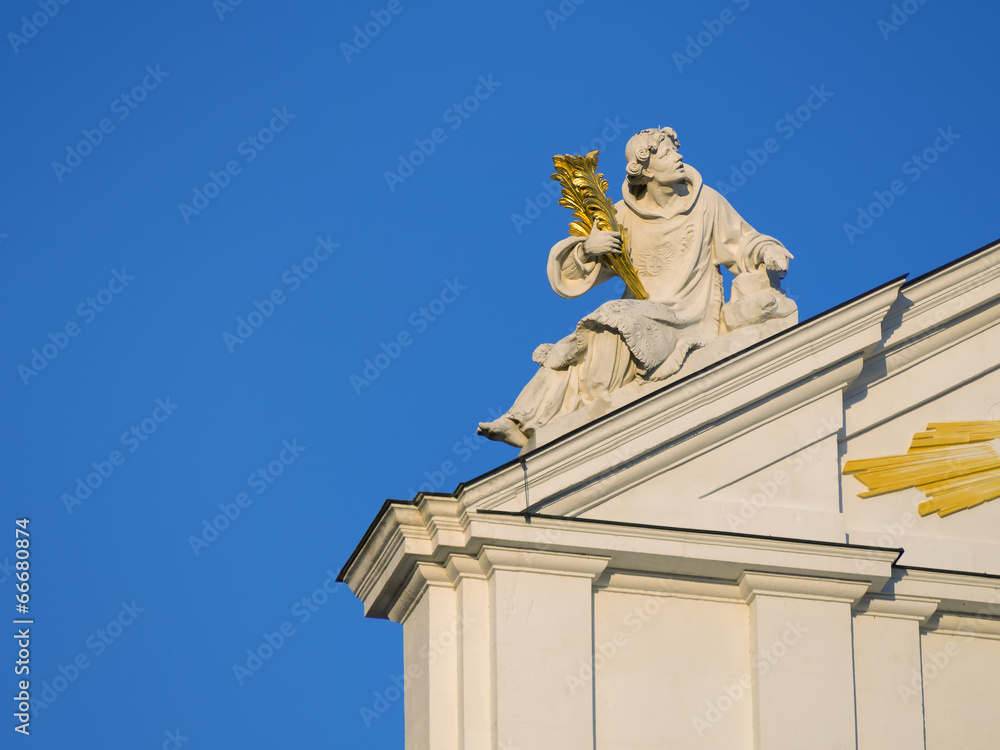 Obraz premium Statue Cathedral St. Stephan