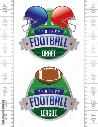 American Fantasy Football Illustrations