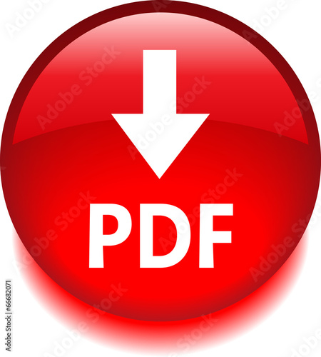Векторный значок с надписью PDF