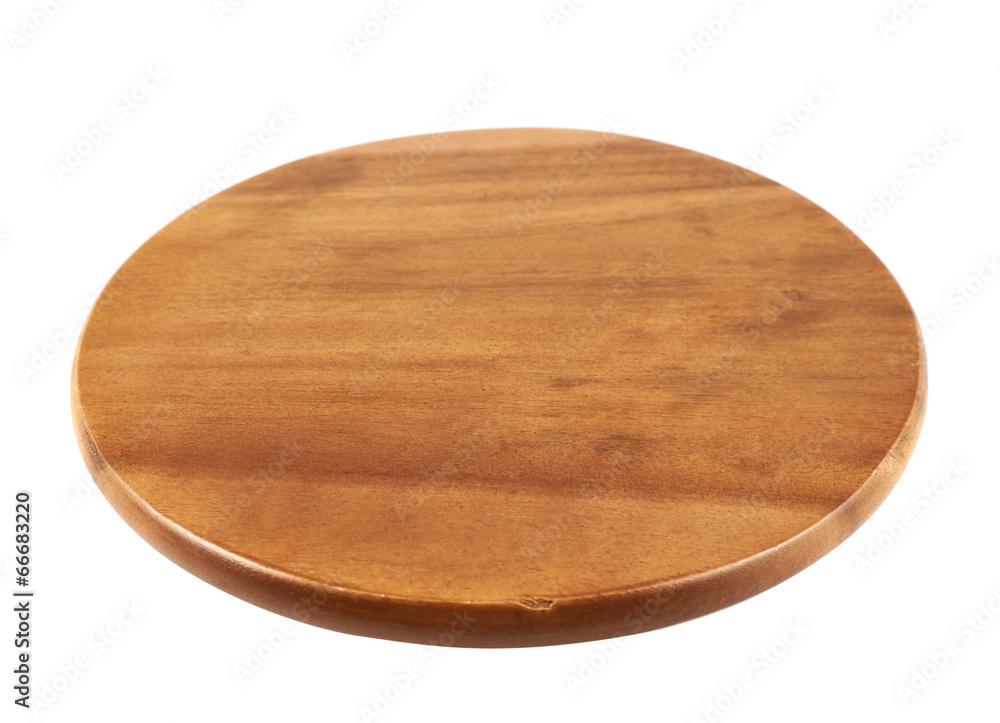 Round wooden tray salver Round wooden tray salver