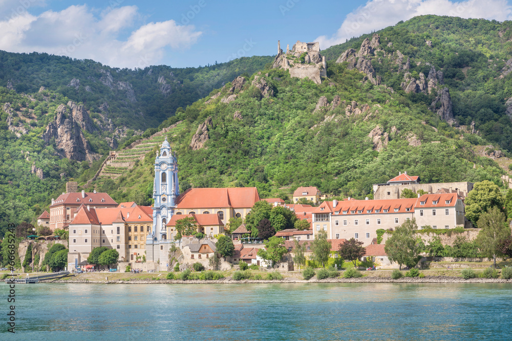 Dürnstein with Danube River, Wachau, Austria