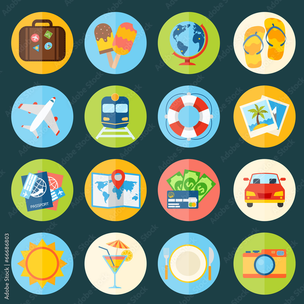 Travel Icons Set Travel Icons Set
