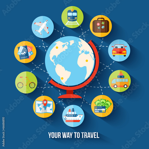 Travel flat concept