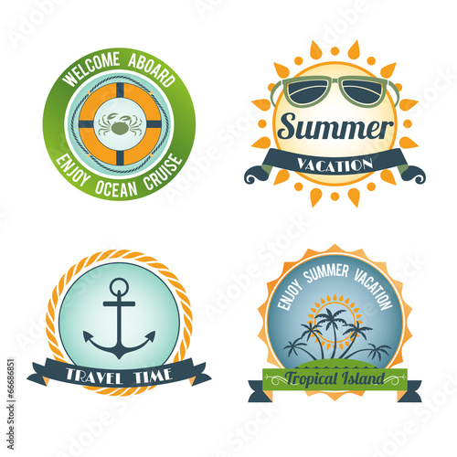 Travel color labels