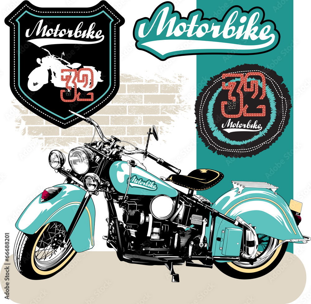 Fototapeta premium Motorbike