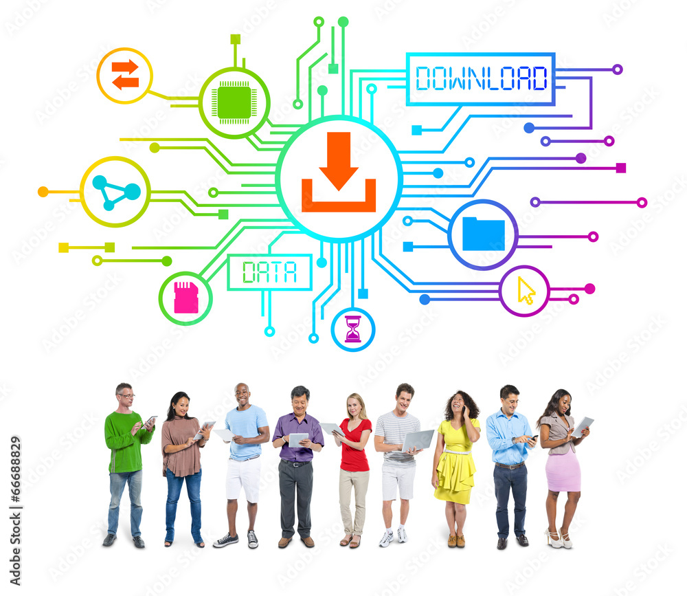 Multi-Ethnic Group and Downloading Concepts Multi-Ethnic Group and Downloading Concepts