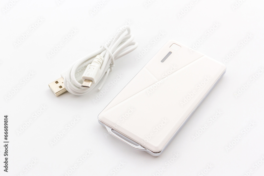 White Power Bank. White Power Bank.