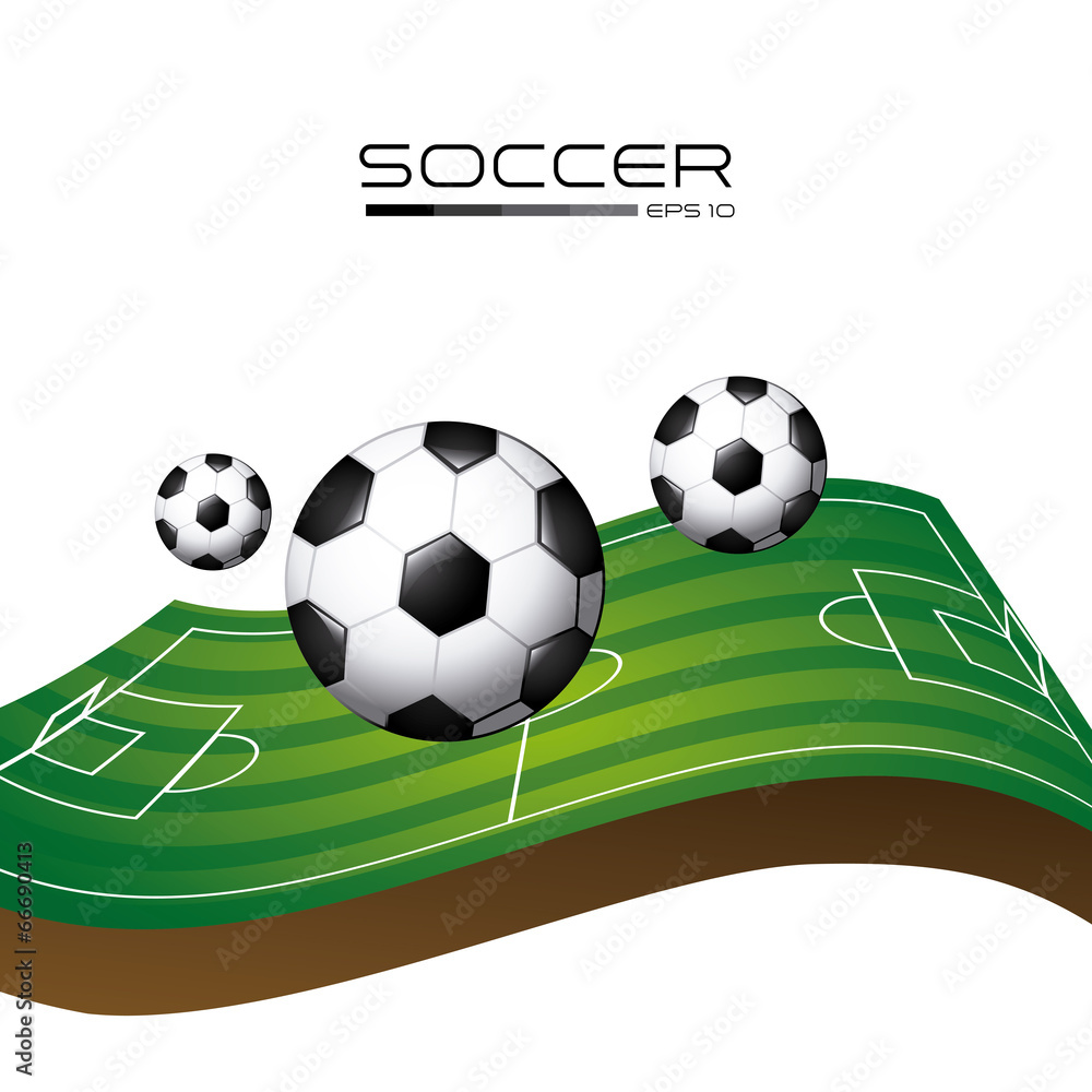 Obraz premium soccer design