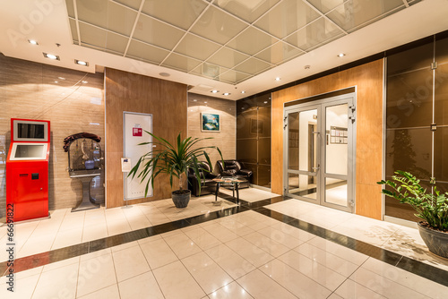 lobby hall entrance of a residential building