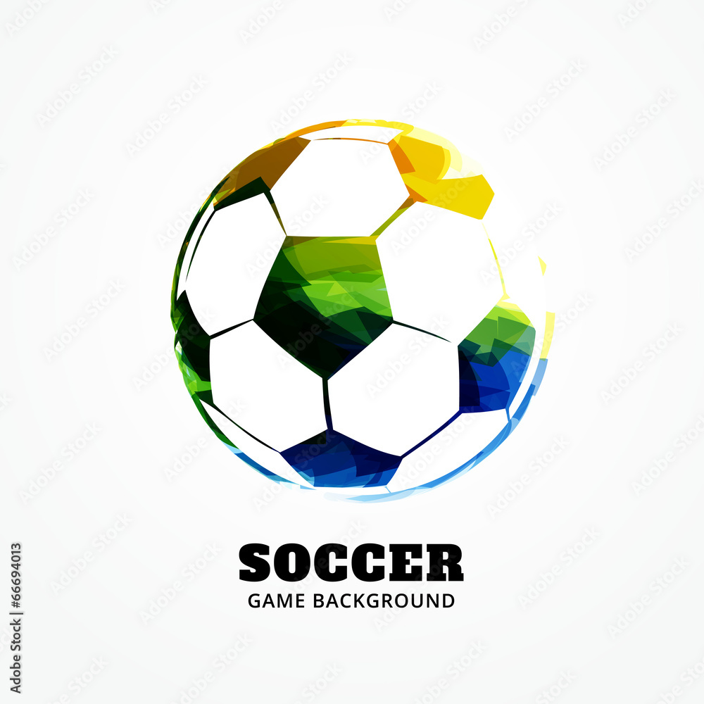 Obraz premium vector soccer design