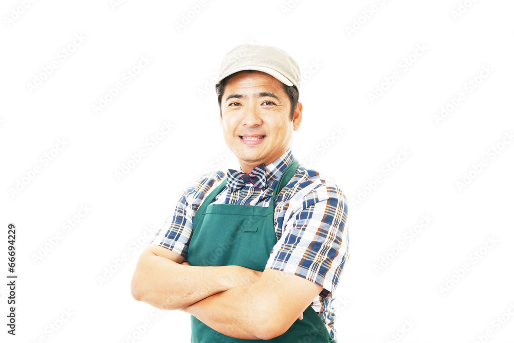 笑顔のウェイター 笑顔のウェイター