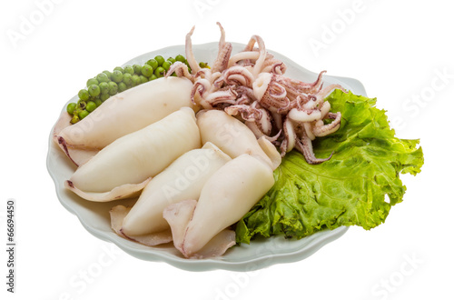 Boiled squid