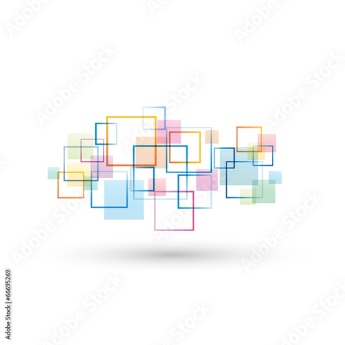 Vector concept of network  white background