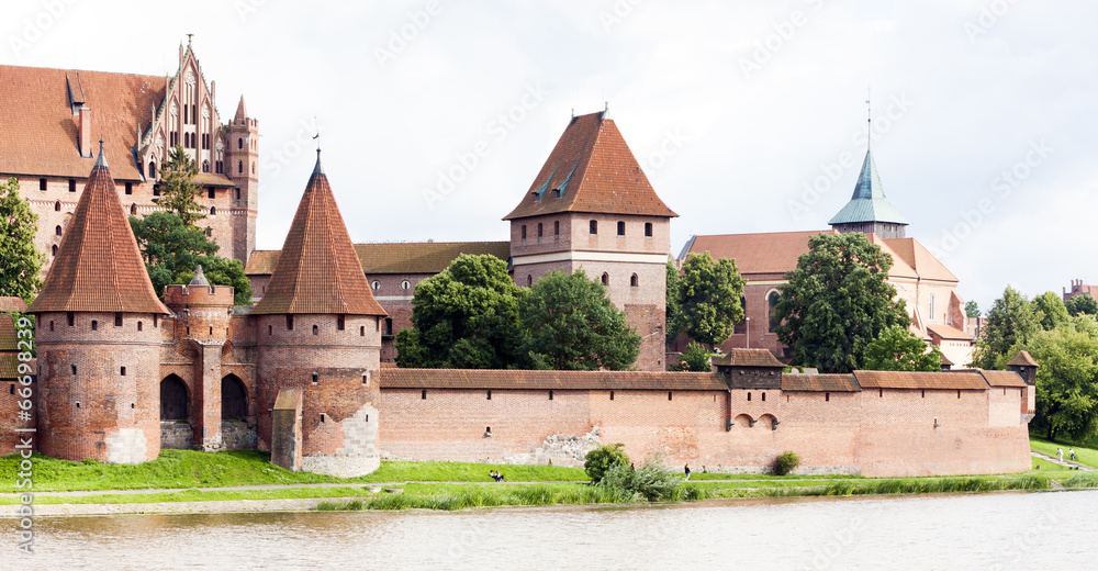 Obraz premium Malbork, Pomerania, Poland