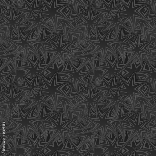 Black seamless rotated star pattern background
