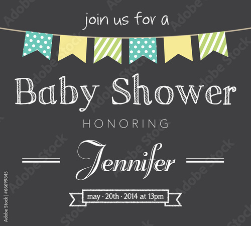 Baby Shower Invitation Card