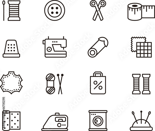 Sewing icons