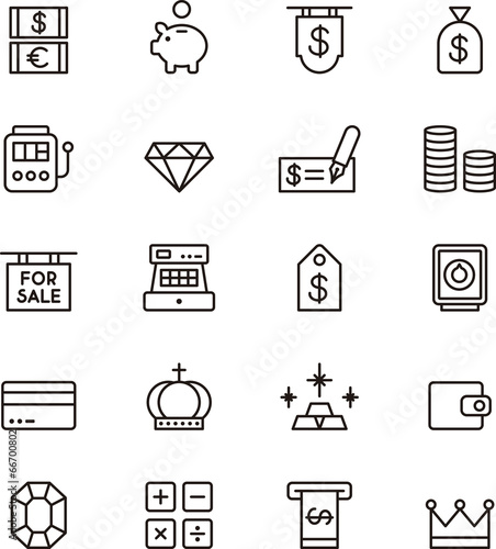 Moeny icons