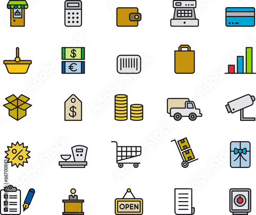 Shopping icons