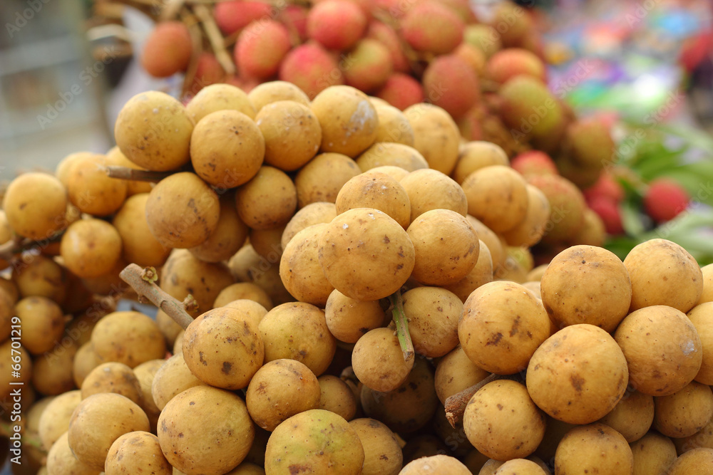 ripe longkong in the market ripe longkong in the market