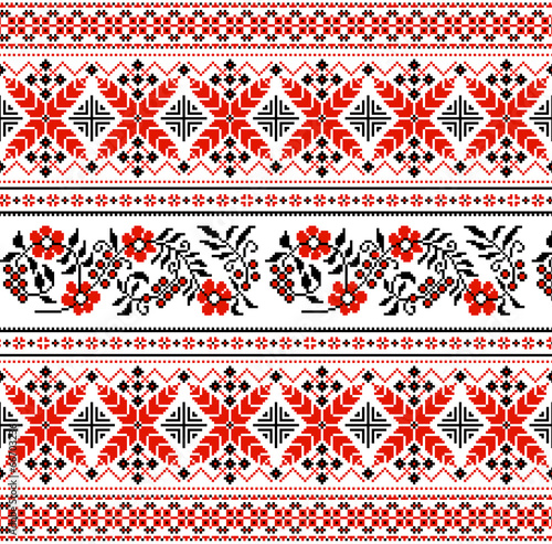 Ukrainian floral ornament