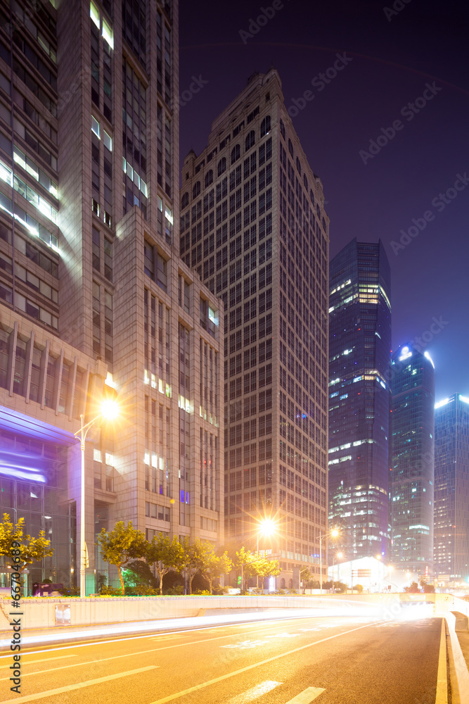 the modern building background in shanghai china.