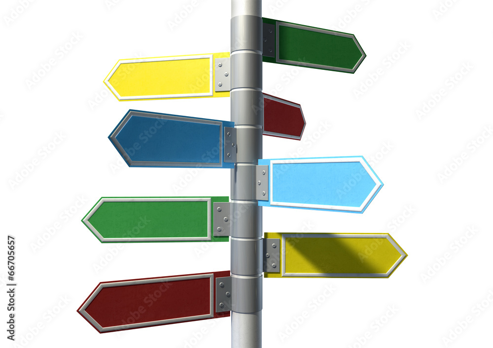 Random Blank Direction Sign Collection Random Blank Direction Sign Collection
