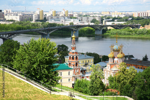 Cuadro en lienzo Summer Nizhny Novgorod