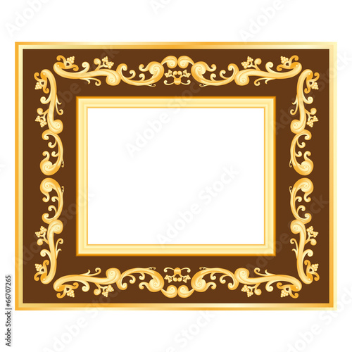 simple gold frame