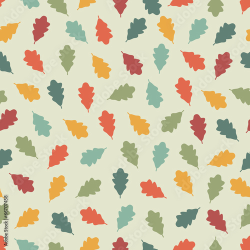 Seamless pattern with leafs.