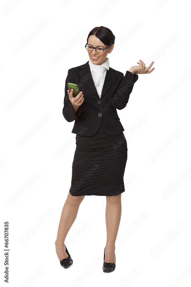 Female Business Professional Using smart phone Female Business Professional Using smart phone