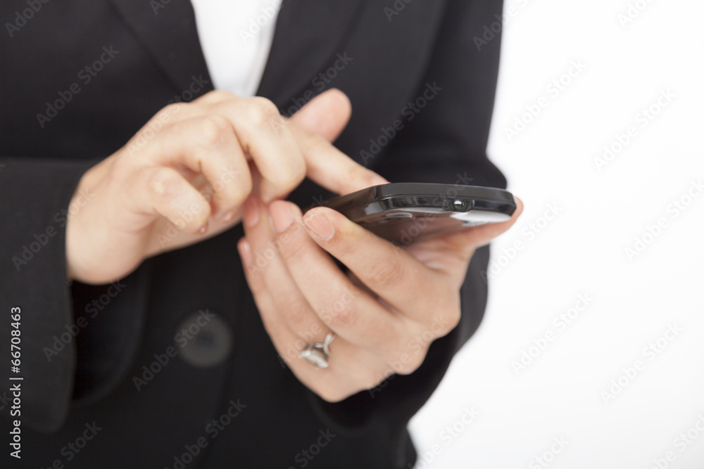 smart phone in hand smart phone in hand