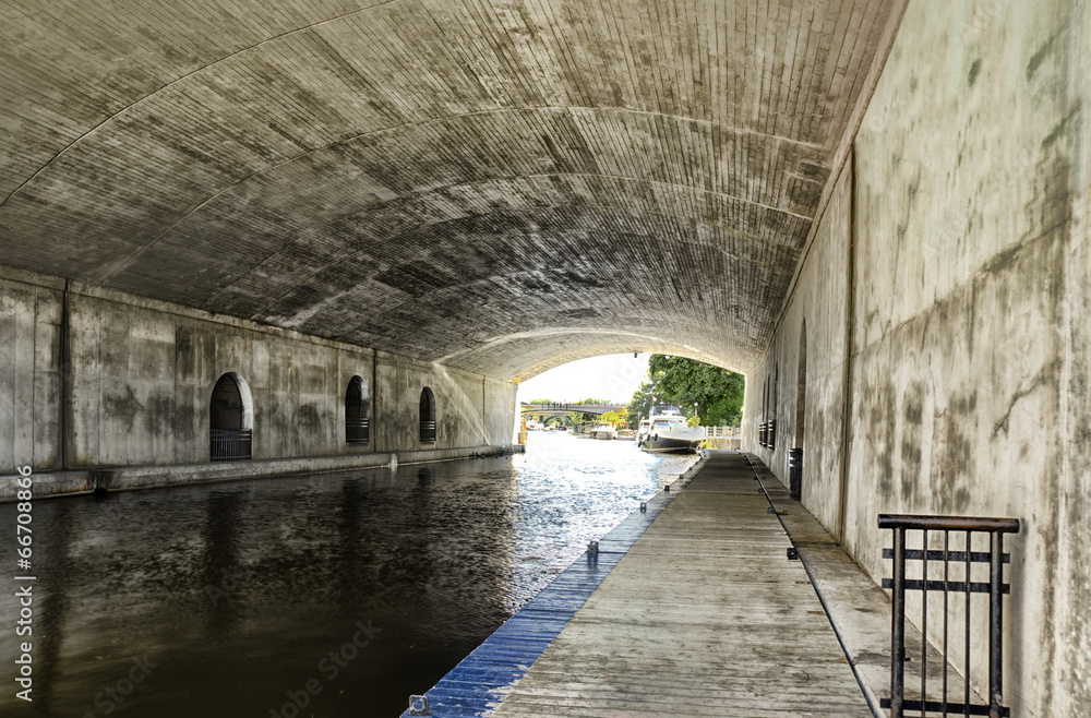 Obraz premium The rideau canal in Ottawa