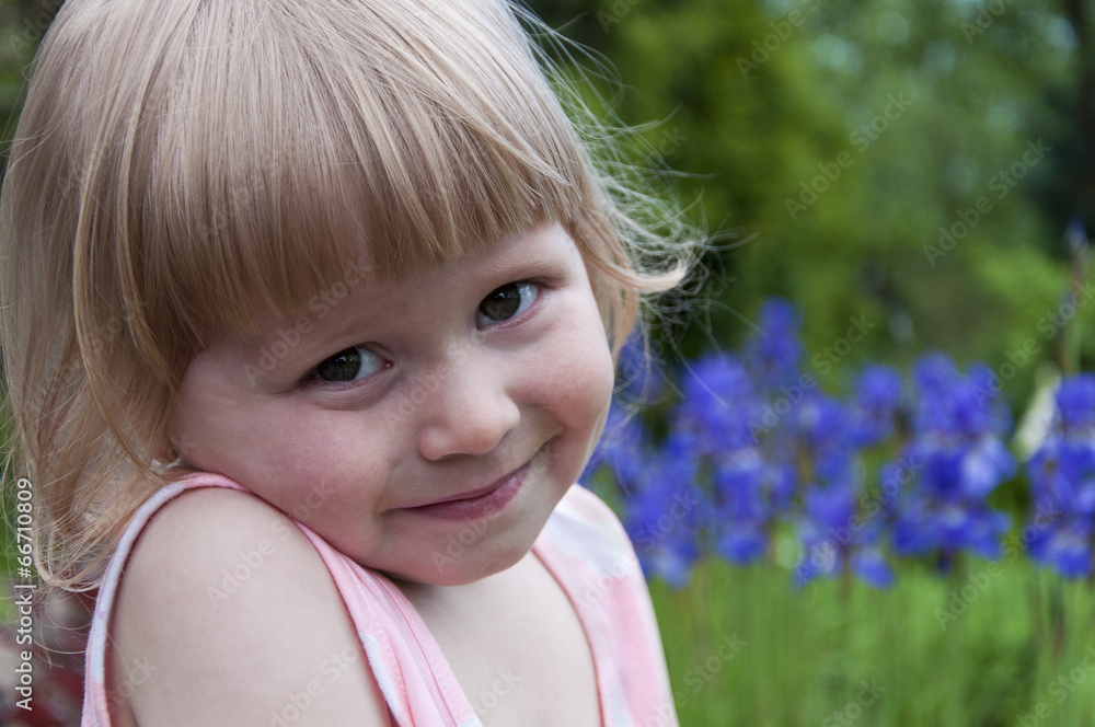 Small smiling girl Small smiling girl