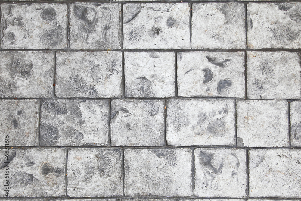 Stamped concrete floor background Stamped concrete floor background