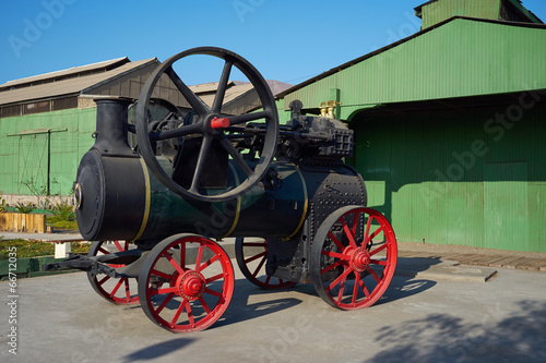 Steam Engine in Antofagasta, Chile