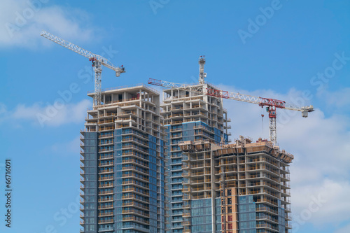 Photography New High-rise Buildings Under Construction