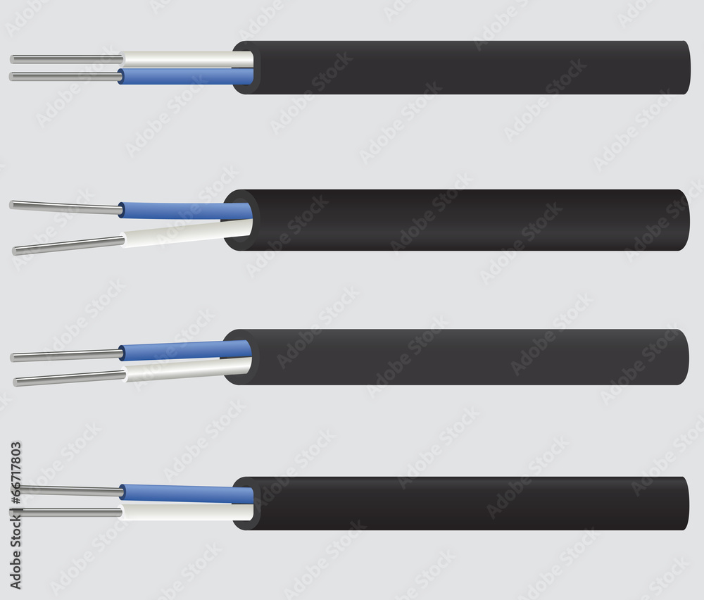 Set of aluminium cables Set of aluminium cables