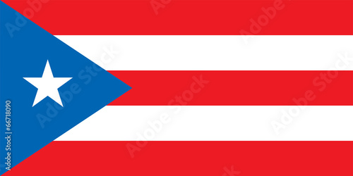 National flag of Puerto Rico