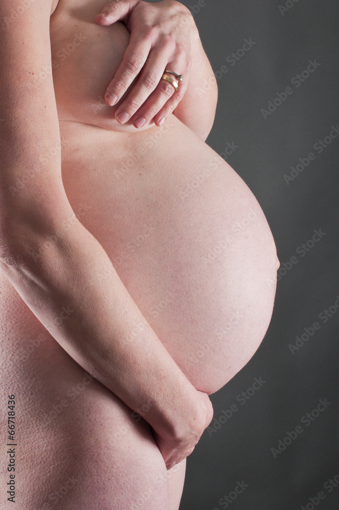 Heavily pregnant woman Heavily pregnant woman
