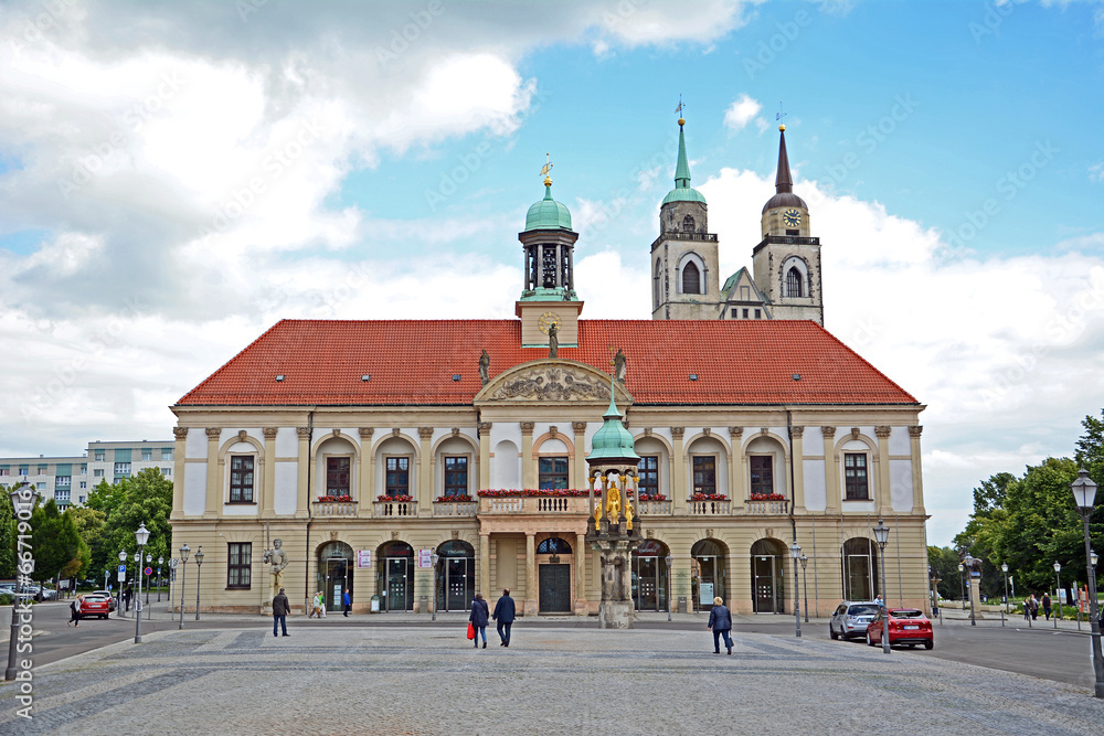 Magdeburg, Rathaus & Johanniskirche