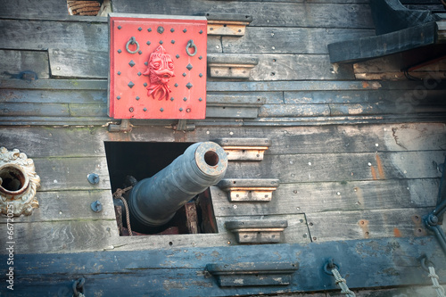 Old pirate ship
