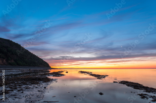 Konstfotografi Ocean beach at the crack of dawn
