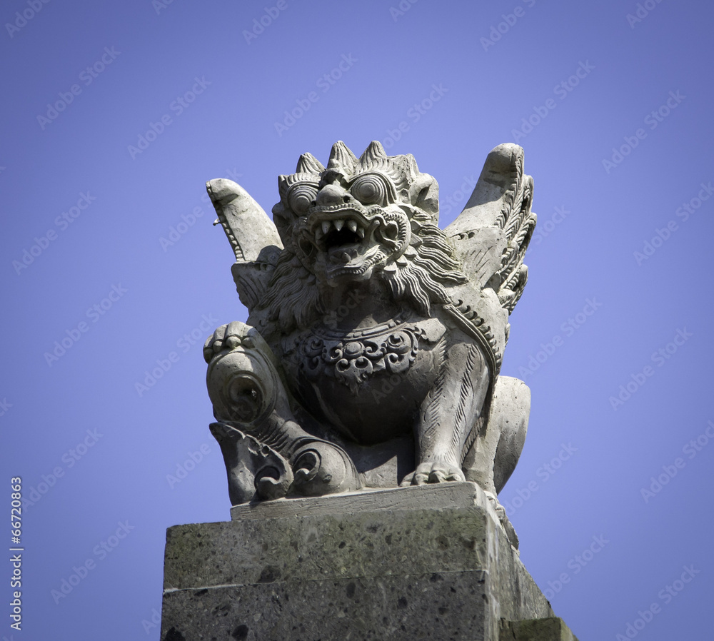 Balinese temple - God statue